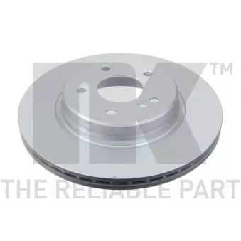 Jeu de 2 disques de frein arrière NK 313389
