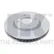 Jeu de 2 disques de frein avant NK 313420 - Visuel 1