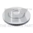 Jeu de 2 disques de frein avant NK 313423 - Visuel 1