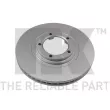 Jeu de 2 disques de frein avant NK 313435 - Visuel 1