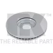 Jeu de 2 disques de frein avant NK 313440 - Visuel 2
