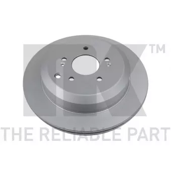 Jeu de 2 disques de frein arrière NK 313448