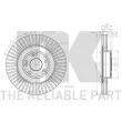 Jeu de 2 disques de frein avant NK 313452 - Visuel 3