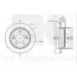 Jeu de 2 disques de frein arrière NK 313464 - Visuel 3