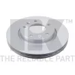 Jeu de 2 disques de frein avant NK 313514 - Visuel 1