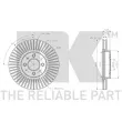 Jeu de 2 disques de frein avant NK 313536 - Visuel 3