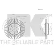 Jeu de 2 disques de frein avant NK 313537 - Visuel 3