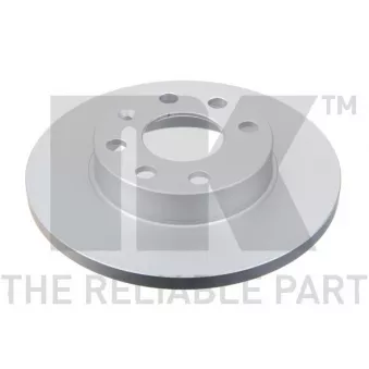 Jeu de 2 disques de frein avant NK 313606