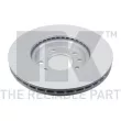 Jeu de 2 disques de frein avant NK 313630 - Visuel 2