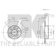 Jeu de 2 disques de frein arrière NK 313633 - Visuel 3