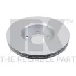 Jeu de 2 disques de frein avant NK 313639 - Visuel 2