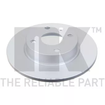 Jeu de 2 disques de frein arrière NK 313649