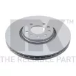 Jeu de 2 disques de frein avant NK 313653 - Visuel 1