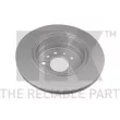 Jeu de 2 disques de frein arrière NK 313657 - Visuel 2