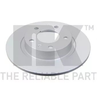 Jeu de 2 disques de frein arrière NK 313672