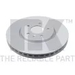 Jeu de 2 disques de frein avant NK 313675 - Visuel 1