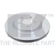 Jeu de 2 disques de frein arrière NK 313676 - Visuel 1
