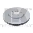 Jeu de 2 disques de frein avant NK 313677 - Visuel 1