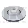Jeu de 2 disques de frein avant NK 313728 - Visuel 1