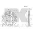 Jeu de 2 disques de frein avant NK 313737 - Visuel 3