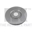 Jeu de 2 disques de frein avant NK 313751 - Visuel 1