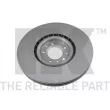 Jeu de 2 disques de frein avant NK 313751 - Visuel 2