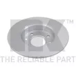 Jeu de 2 disques de frein avant NK 313906 - Visuel 2