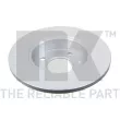 Jeu de 2 disques de frein avant NK 313908 - Visuel 2