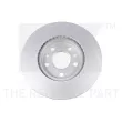 Jeu de 2 disques de frein avant NK 3139108 - Visuel 2