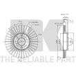 Jeu de 2 disques de frein avant NK 313919 - Visuel 3