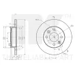 Jeu de 2 disques de frein avant NK 313938 - Visuel 3