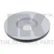 Jeu de 2 disques de frein avant NK 313947 - Visuel 2