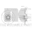 Jeu de 2 disques de frein arrière NK 313962 - Visuel 3