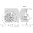Jeu de 2 disques de frein arrière NK 313986 - Visuel 3