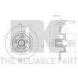 Jeu de 2 disques de frein arrière NK 313987 - Visuel 3