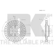 Jeu de 2 disques de frein avant NK 313996 - Visuel 3