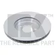 Jeu de 2 disques de frein avant NK 314016 - Visuel 2