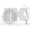 Jeu de 2 disques de frein avant NK 314046 - Visuel 3