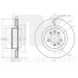 Jeu de 2 disques de frein avant NK 314051 - Visuel 3