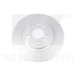 Jeu de 2 disques de frein arrière NK 314054 - Visuel 1