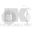 Jeu de 2 disques de frein avant NK 3145125 - Visuel 3