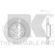 Jeu de 2 disques de frein avant NK 3145129 - Visuel 3