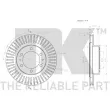 Jeu de 2 disques de frein avant NK 3145145 - Visuel 3