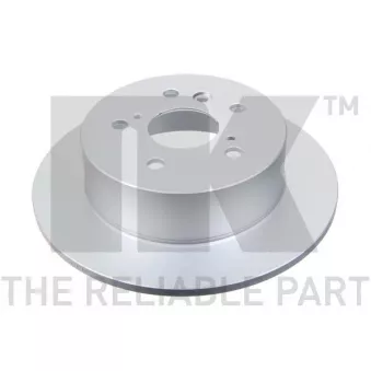 Jeu de 2 disques de frein arrière NK 3145159