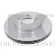 Jeu de 2 disques de frein avant NK 3145170 - Visuel 1