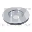 Jeu de 2 disques de frein avant NK 3145170 - Visuel 2