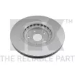 Jeu de 2 disques de frein avant NK 3145176 - Visuel 2