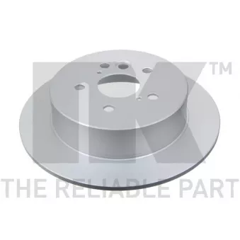 Jeu de 2 disques de frein arrière NK 314574