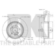 Jeu de 2 disques de frein arrière NK 314574 - Visuel 3