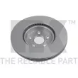 Jeu de 2 disques de frein avant NK 314591 - Visuel 2